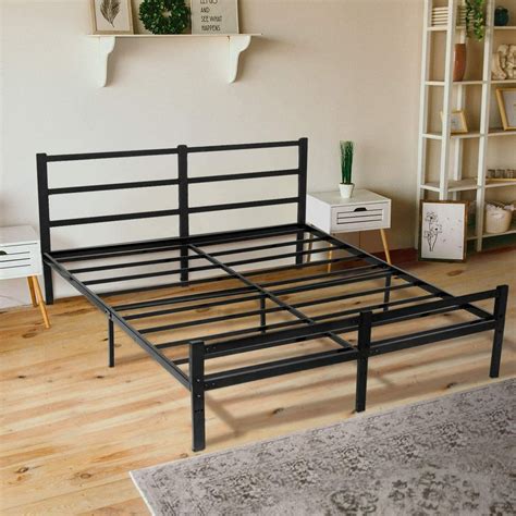 metal frame without box spring|mattress frame no box spring.